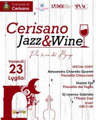“Cerisano Jazz & wine”, venerdì 23 luglio