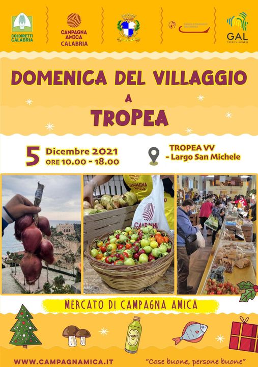 Tropea: al via “La Domenica del Villaggio” con le aziende agricole di Campagna Amica Calabria